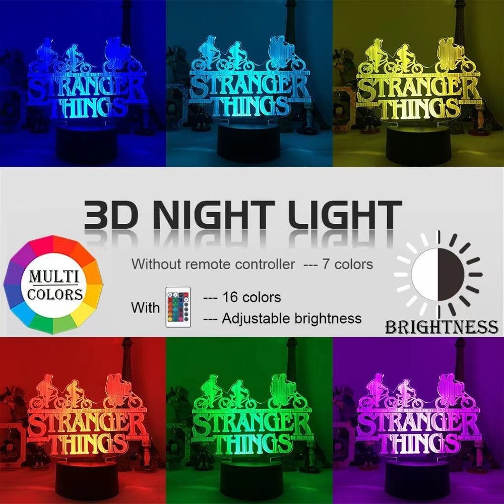 Stranger Things 3D LED Color Changing Night Light