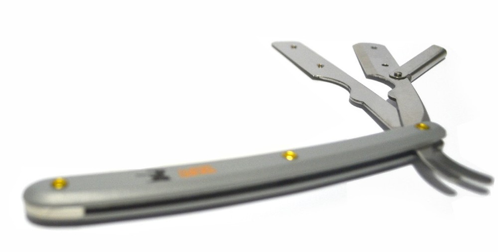 Classic Samurai CS-101 Stainless Steel Straight Edge Barber Razor