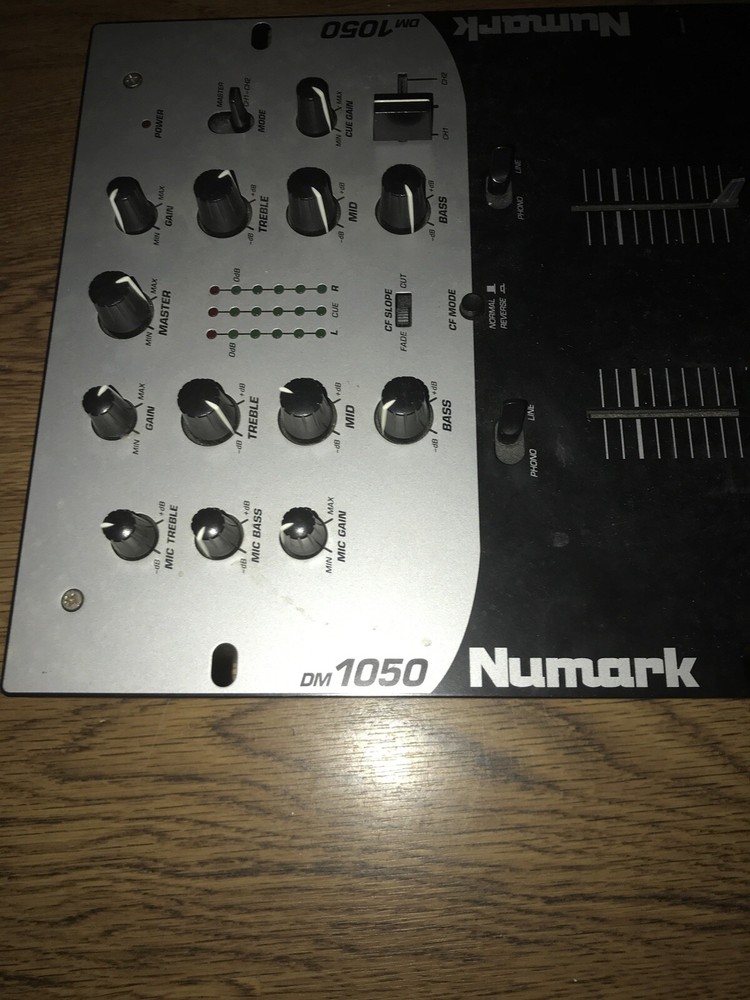 Numark DM 1050 DJ mixer 2 Channel Untested Only
