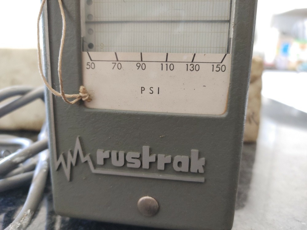 Rustrak Input Chart Pressure Recorder 162 115 Volts 60 cycles