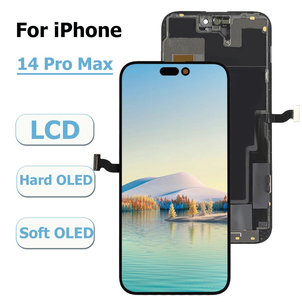 Soft OLED For iPhone 14 Pro Max LCD Display Touch Screen Assembly Replacement US