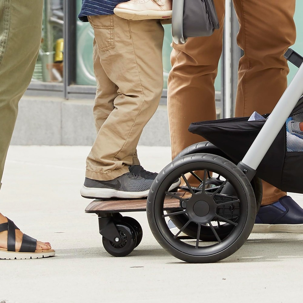 Stroller Rider Board, Convenient Riding Options, Non-Skid Surface, Smooth-Rid...