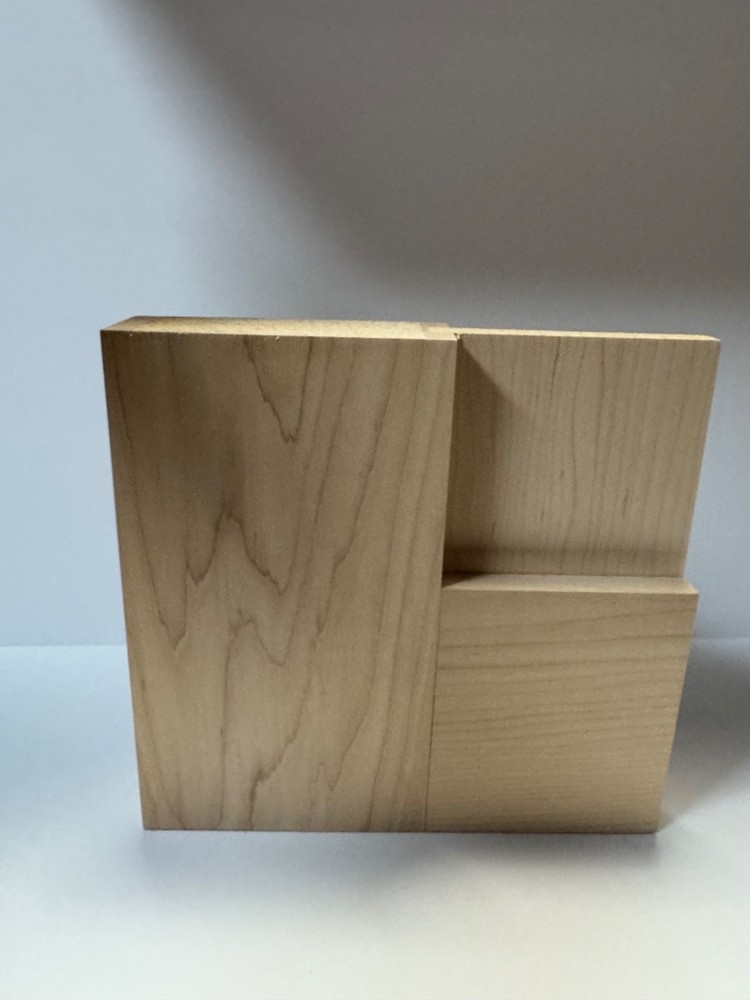 Maple 2 Panel Vertical Mission Shaker Flat Panel Solid Core Interior Wood Doors
