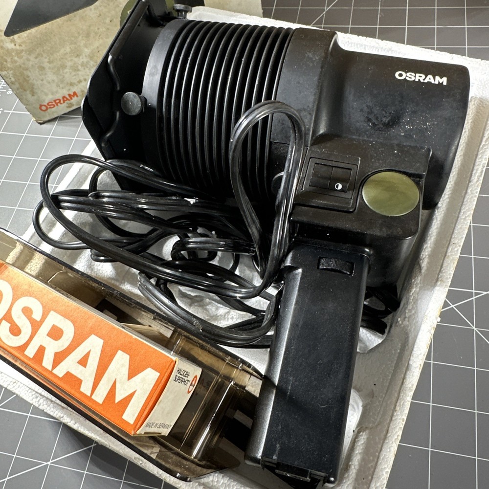 Vintage Osram Continuous Studio Light SLP1000 Made In Germany W/ Box Nice!