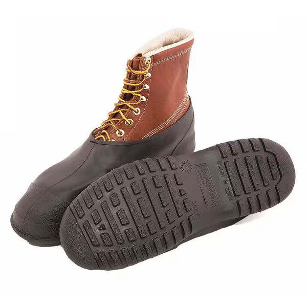 Tingley Overshoes, Plain Toe, PVC, 5 in Height, Pull On Closure, Cleated Sole,