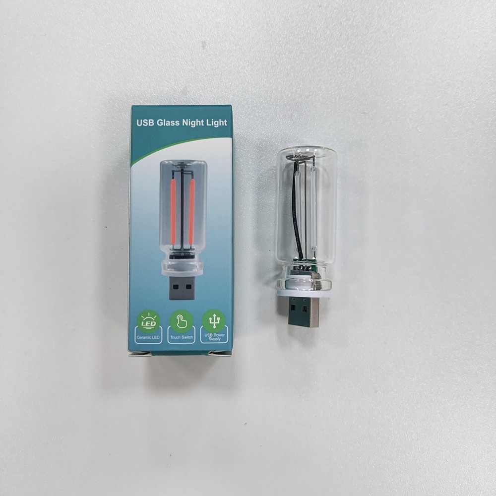 Touch Control Car USB LED Green Light Atmosphere Night Light Dimmable New