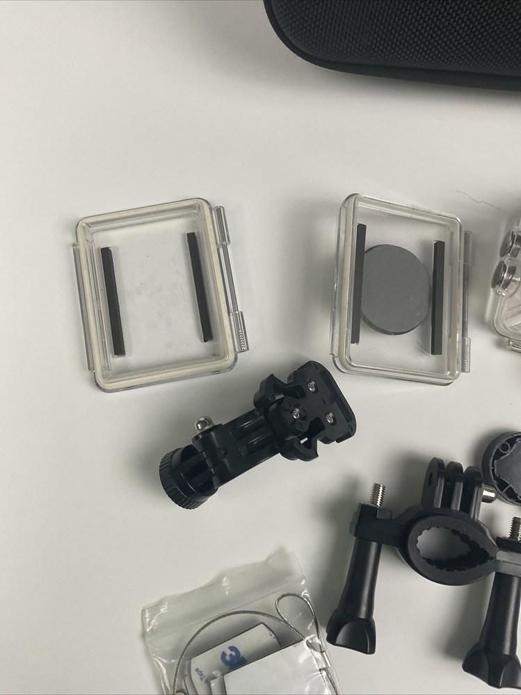 Go Pro Various Accessories Lot With Case