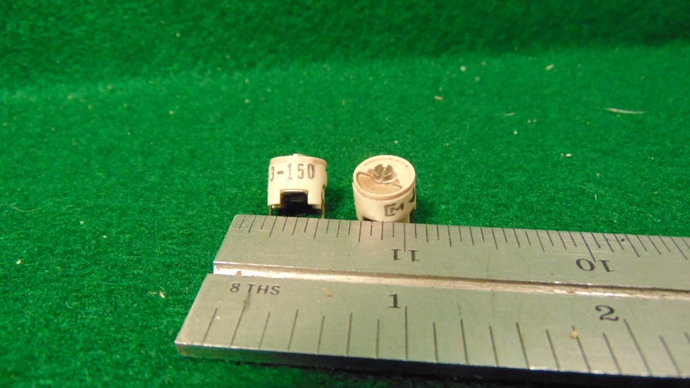 (2) 3 to 15 pf Variable Trimmer Capacitor NOS