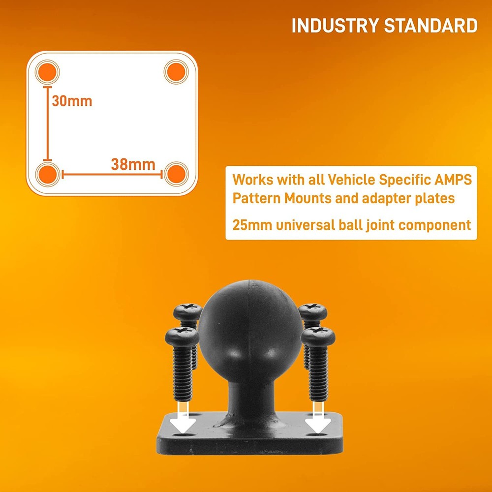 iBOLT TabDock AMPs - Heavy Duty Drill Base Mount for All 7 - 10 Tablets