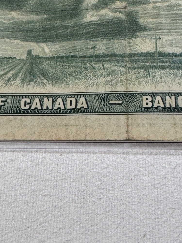 1954 Canada 1 Dollar Banknote P# 74b
