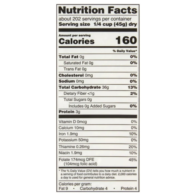 (3 pack) Great Value Long Grain Enriched Rice, 20 lb
