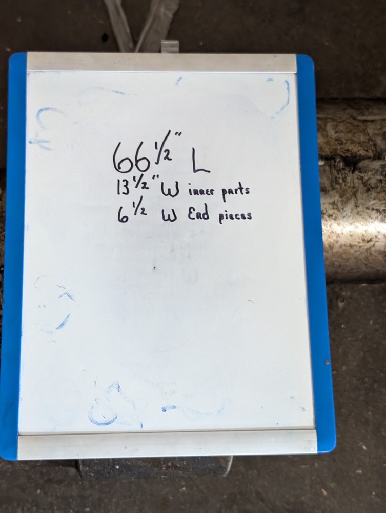 Minster Press replacement eccentric shaft, 66.5 inches long