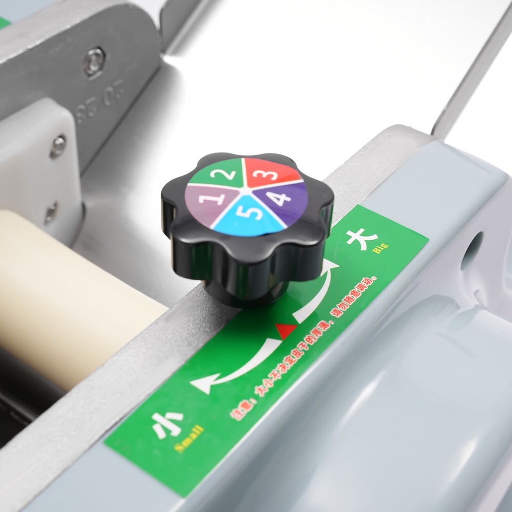 110V Automatic Dumpling Wrapper Maker, 60 Skins/Min, Durable & Easy to Use