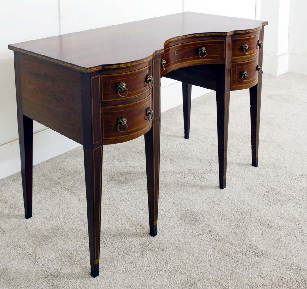 Sheraton Revival Sideboard Mahogany Server 1880