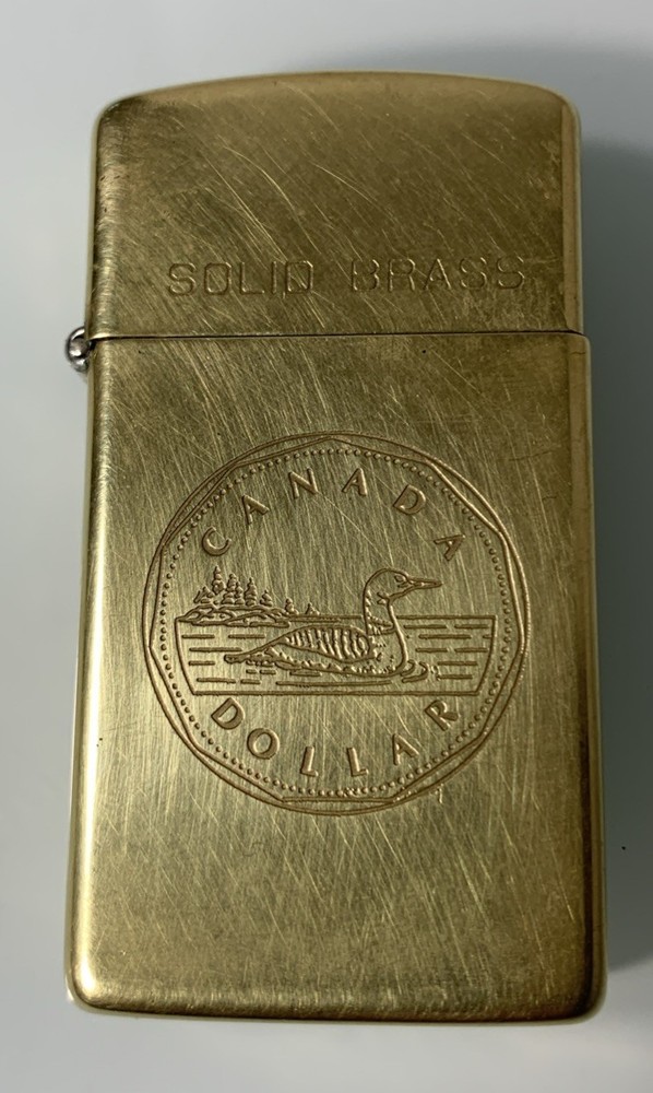 Canada Dollar Solid Brass 1932-1992 ZIPPO Fired rare