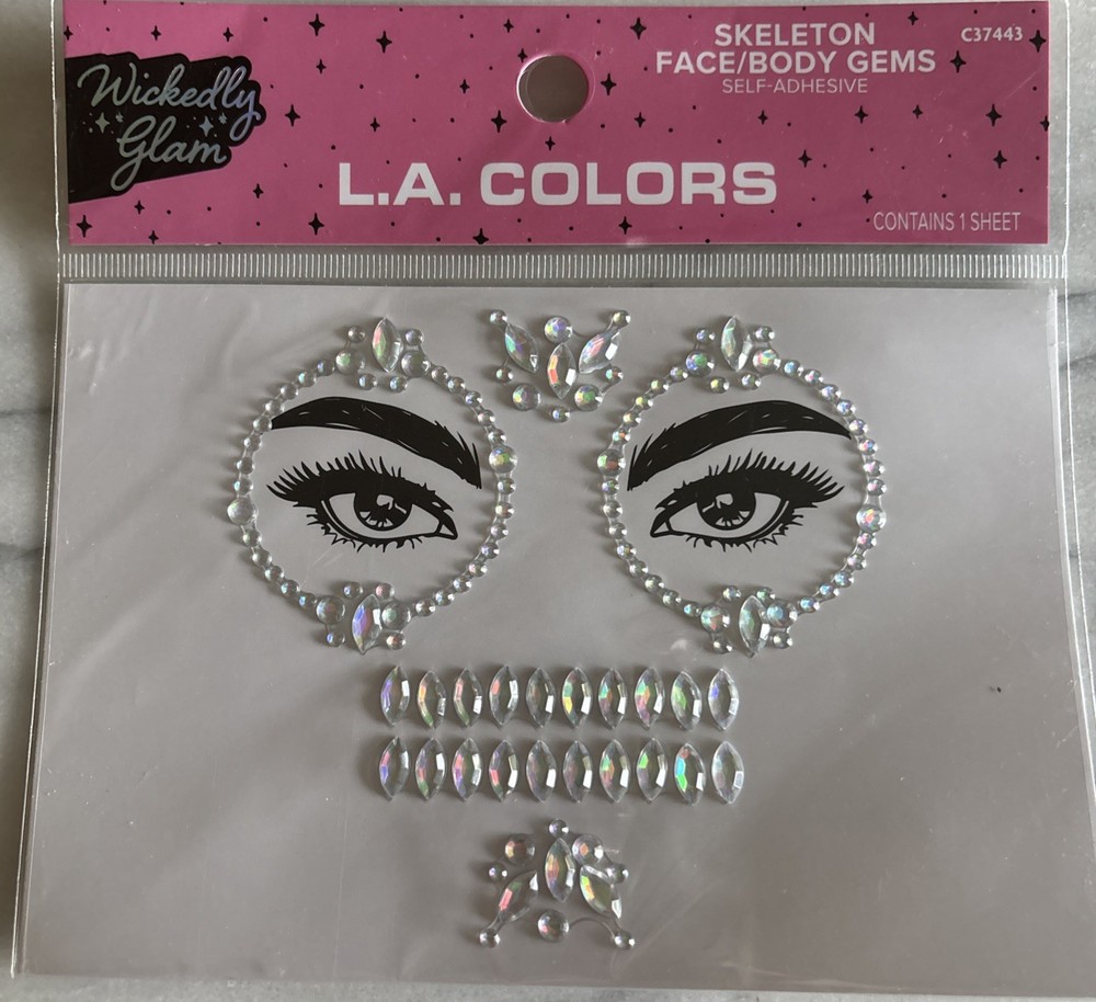 L.A. Colors Skeleton Face/Body Gems