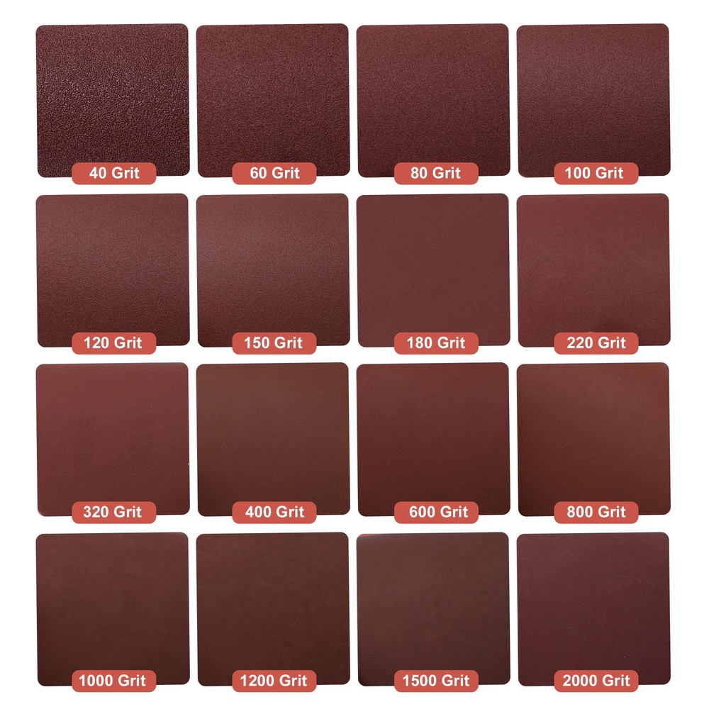 TEN Red Kraft paper Sanding Discs Universal