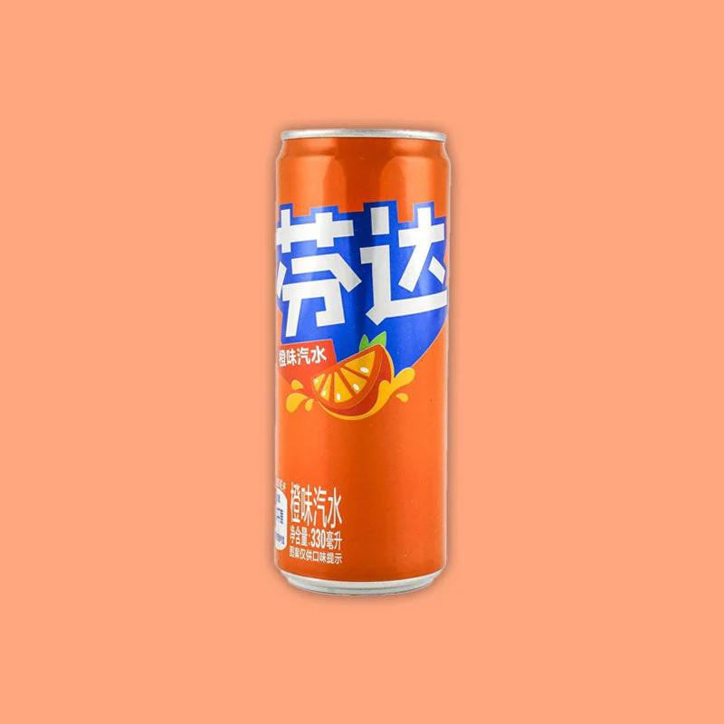 Fanta Orange 330ml (China) Exotic Snacks