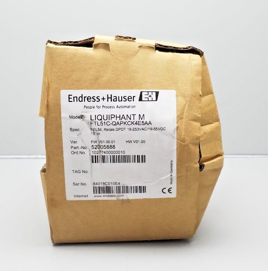 NEW ENDRESS+HAUSER LIQUIPHANT M LIQUID LEVEL SENSOR ENDRESS FTL51C