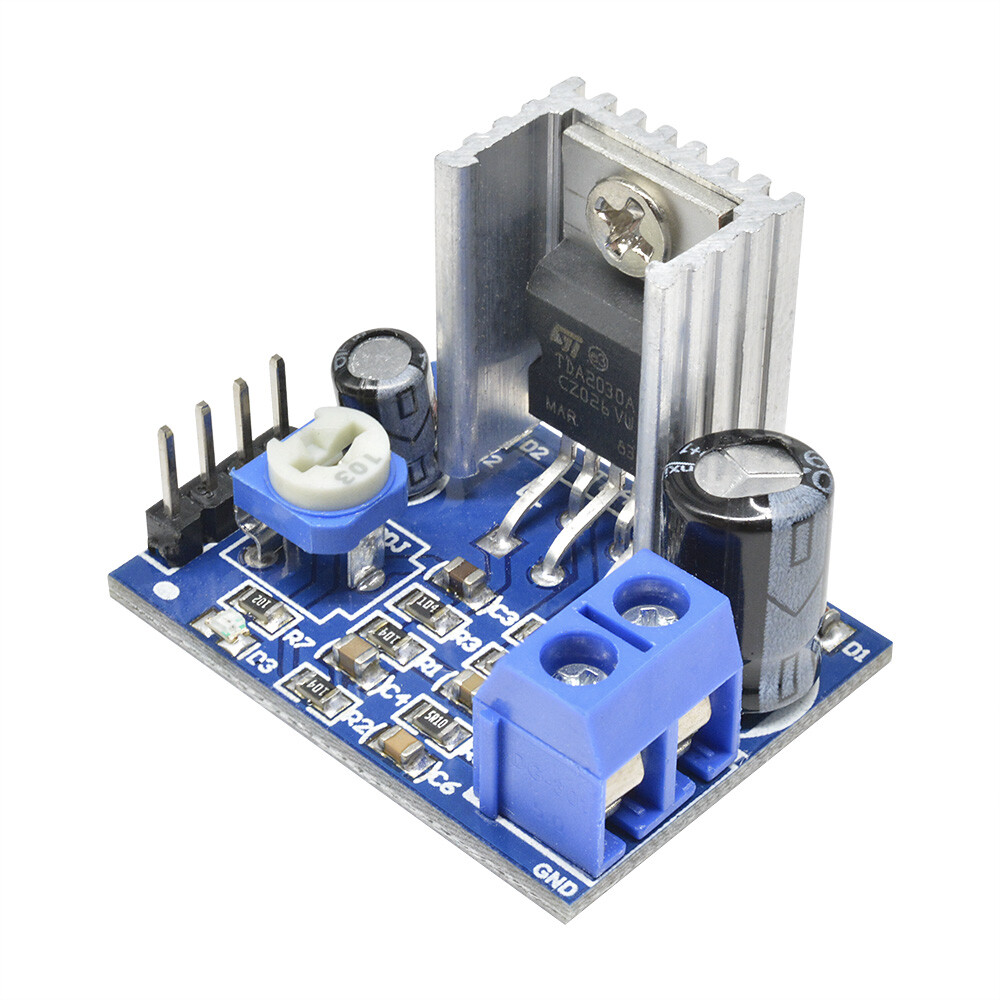 2PCS Power Supply TDA2030 Audio Amplifier Board Module TDA2030A 6-12V Single
