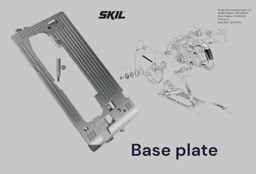 SKIL Skilsaw Base Plate Set 2825663001