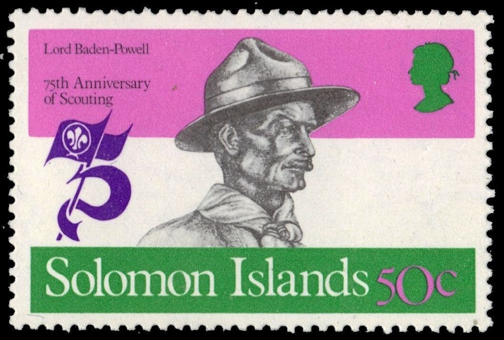 SOLOMON ISLANDS 487 - Scouting Year "Lord Baden-Powell" (pa93428)