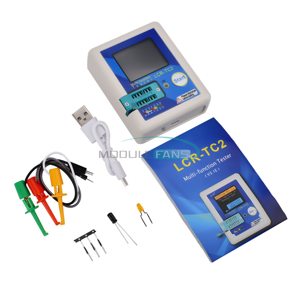 LCR-TC2 / LCR-TC3 High-precision Transistor Tester Diode Capacitance Test Meter