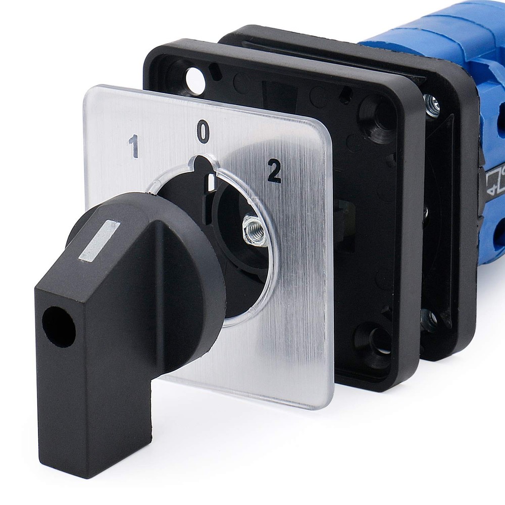 Universal Rotary Changeover Switch 660V 63A - 3 Position, 3 Phase Power Control