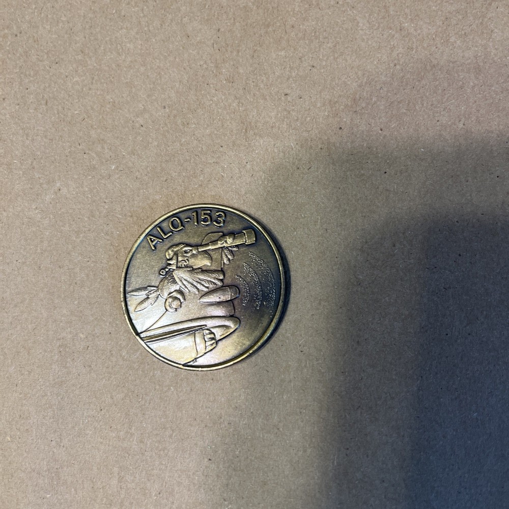 Westinghouse Tail Warning ALQ-153 Challenge Coin