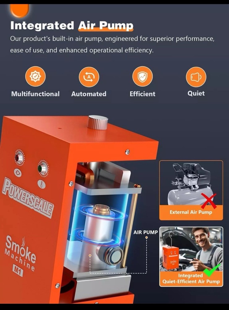 M1 Smoke Machine Automotive Leak Detector