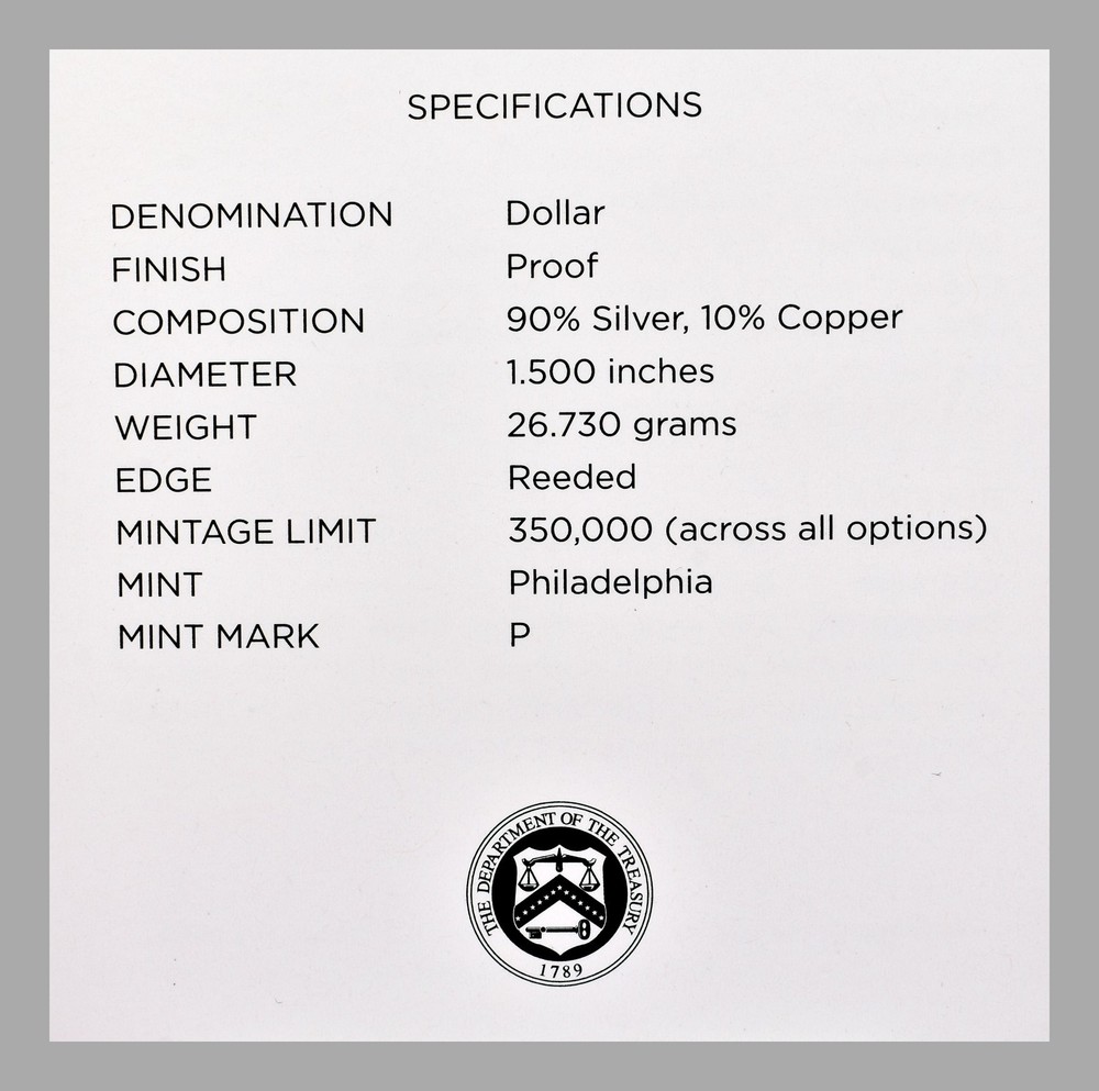 2018 P World War I Centennial Proof Silver Dollar In OGP