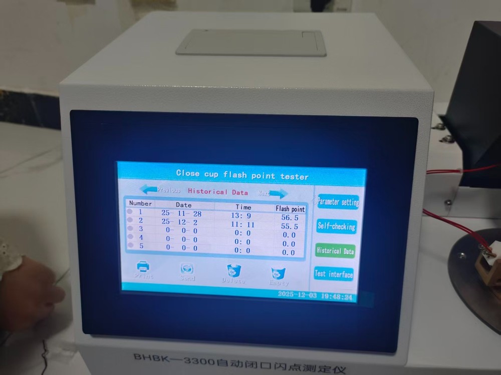 ASTM D93 Automatic Pensky Martens Tester Closed Cup Flash Point Tester