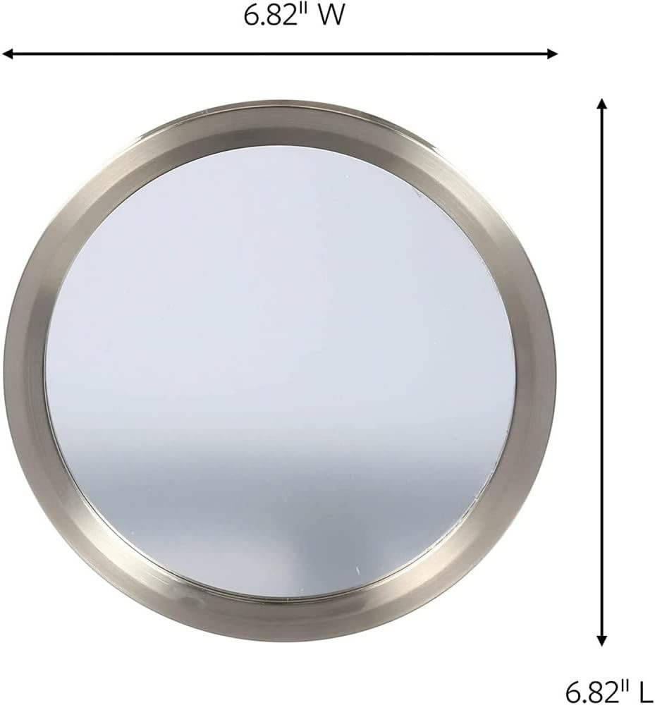 Command Bath Mirror, 2-Pack of 1 Mirror and 2 Water-Resistant Strips, Damage Fre