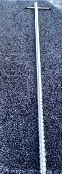 Flagpole Heavy Duty Solid Aluminium Spike Brolly Pole 130cm Ground Spike