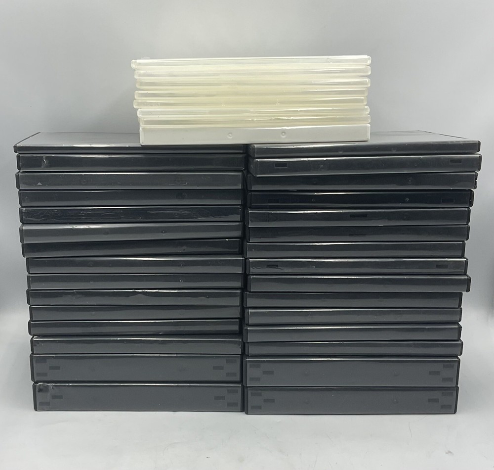 38 Different Size Empty DVD Cases (See Description)