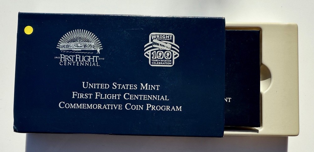 2003 First Flight Centennial Commemorative Uncirculated Silver Dollar