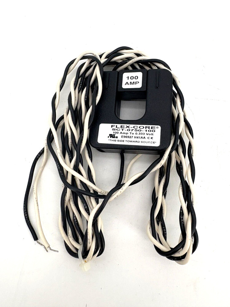 New Flex-Core SCT-0750-100 AC Split-Core Current Transformer 100A 600V
