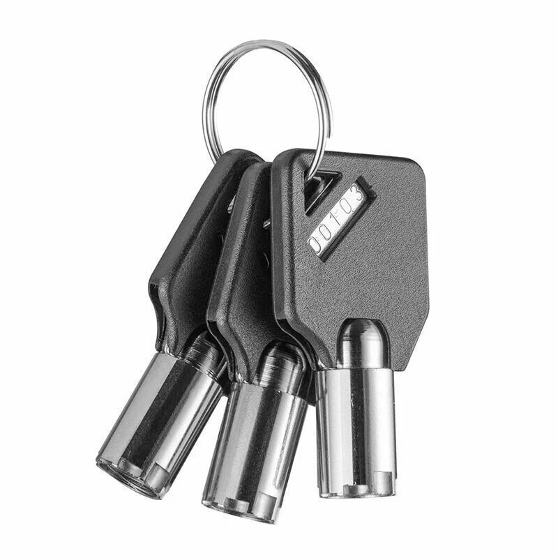 ROCKBROS Folding Lock Compact with Keys Mounting Bracket Mini Anti-Theft Alloy