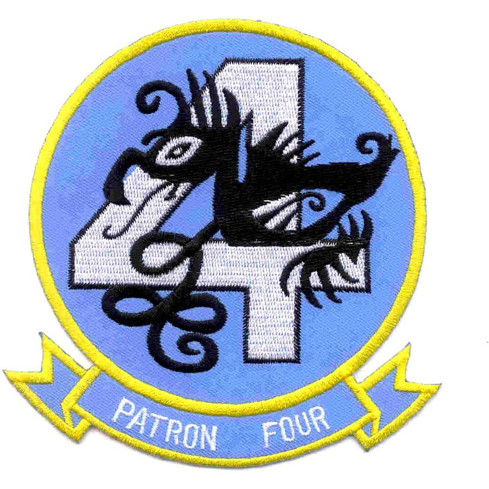 VP-4 Patrol Squadron Skinny Dragons Small Version Patch