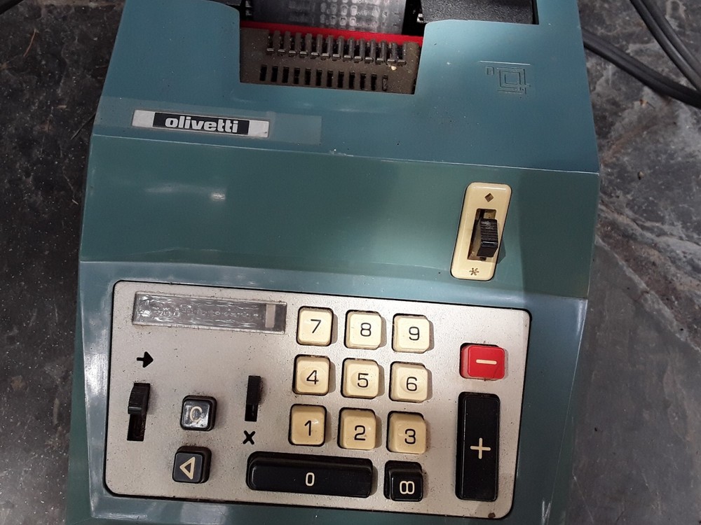 olivetti adding machine