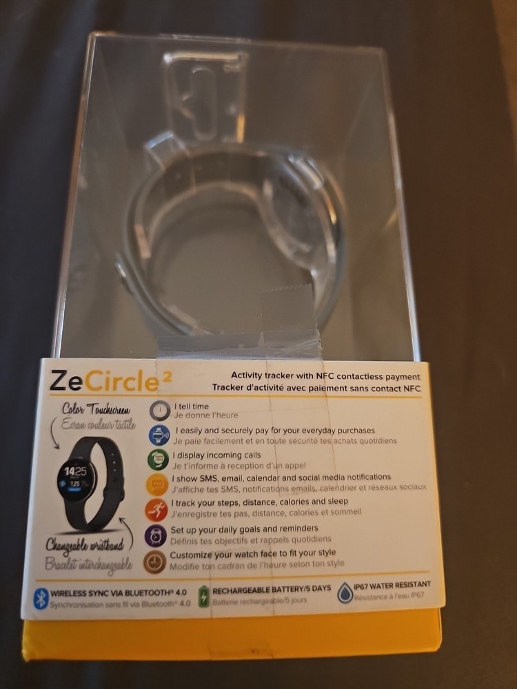 MyKronoz ZeCircle Activity Tracker W/NFC Contactless Payment
