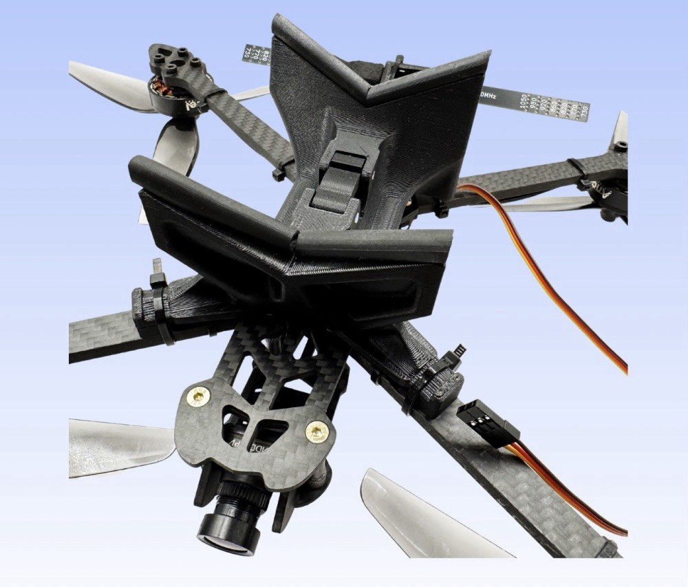 Universal FPV Drone Payload Drop System 68g Lightweight Frame Mount