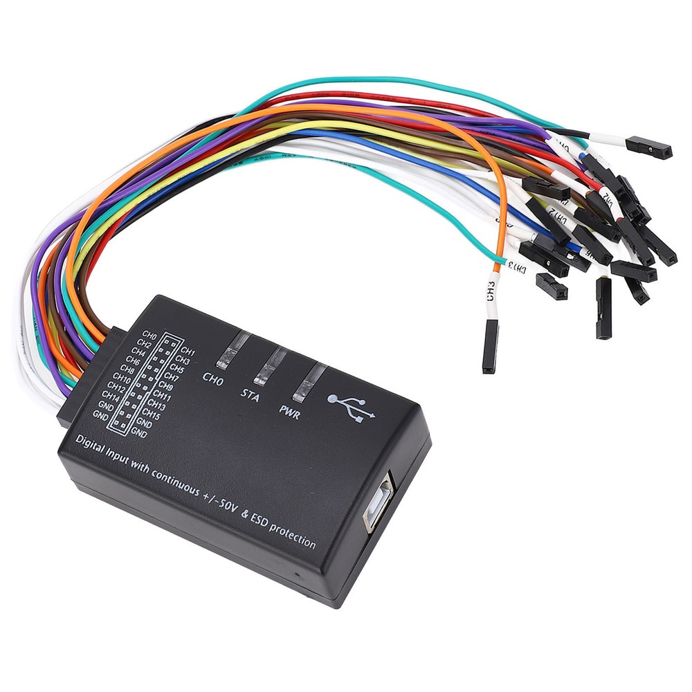 Logic Analyzer 100M Sampling Rate Compact USB Logic Analyzer Tool Supply Part