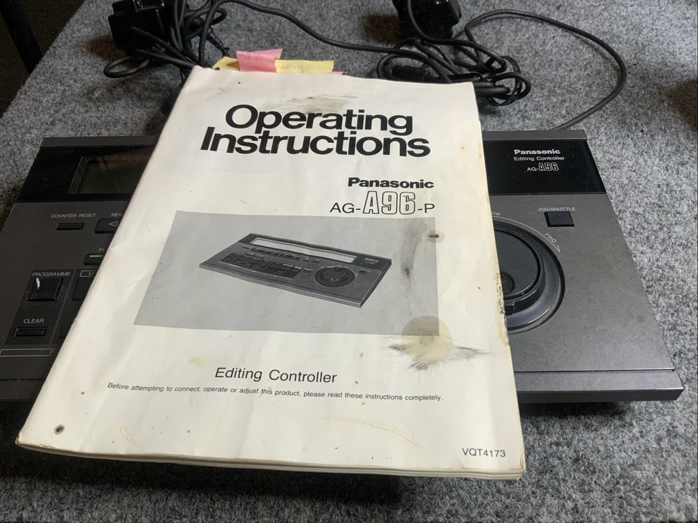 Panasonic Editing Controller AG-A96 Tested