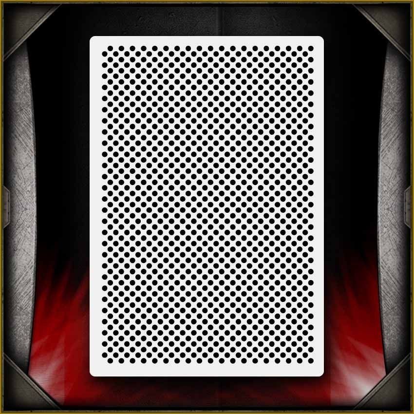 Metal Mesh 3 Airbrush Stencil Template Airsick