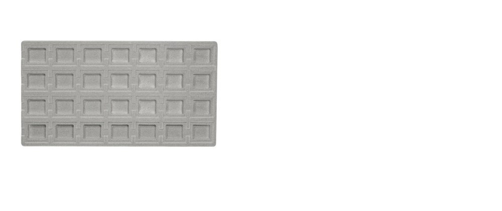 5 Gray 28 Compartment Display Tray Inserts