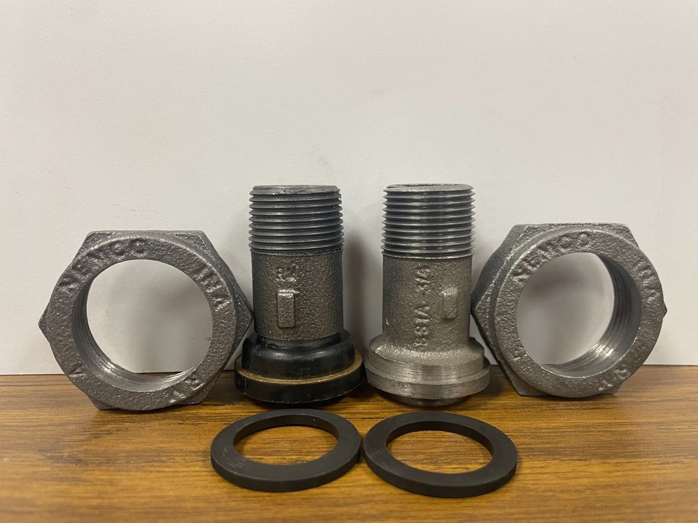 EMCO GAS METER SWIVEL SET (Black Iron)