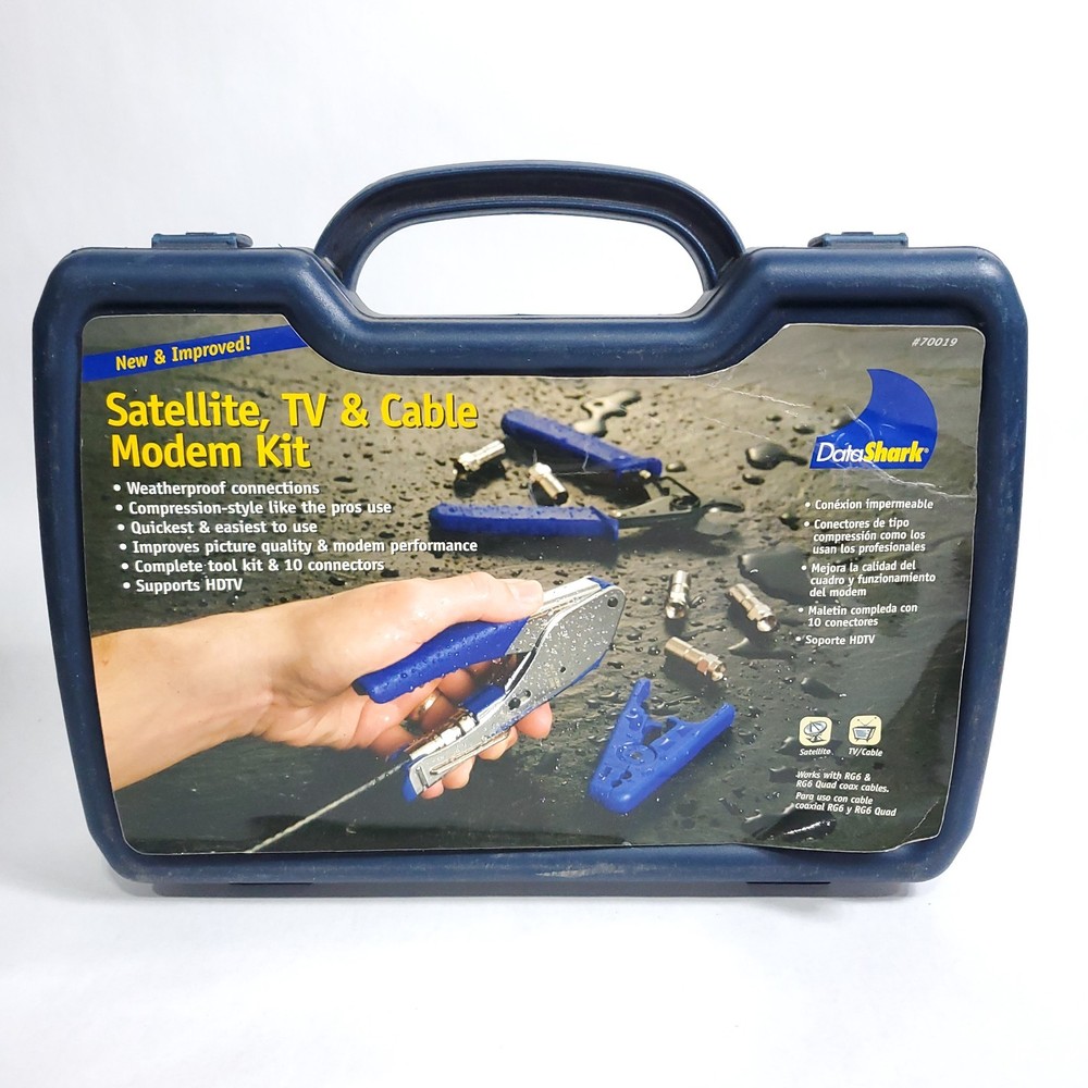 DataShark Satellite, TV & Cable Modem Tool Kit 70019
