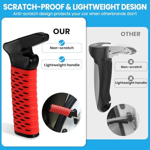 Car Door Handle for Elderly, Car Handle Assist Support 2 Pack Multicolor