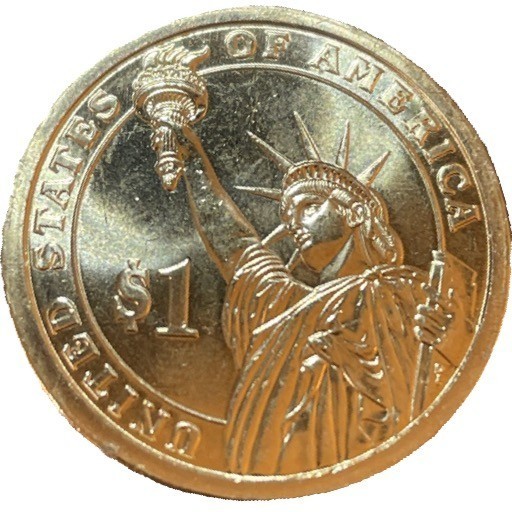 2007 John Adams Presidential Dollar From D Mint Roll